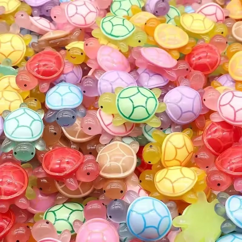 Marine Aquarium Mini - 20/50/100 pièces Mini tortue lumineuse décor