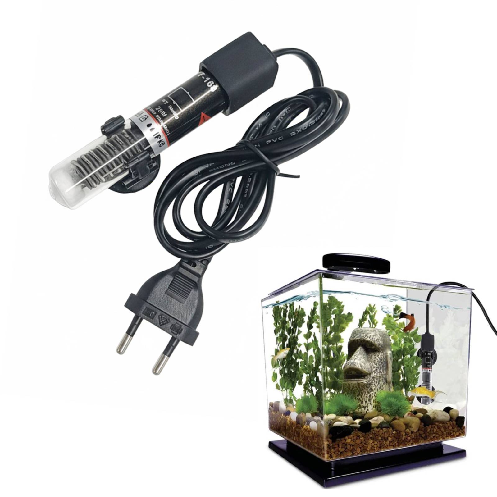 Marine Aquarium Mini - Mini chauffage d'aquarium Submersible pour Aquarium,