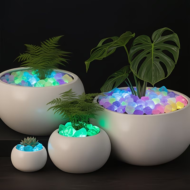 Ensemble de galets lumineux, 3 - Aquarium Marine Plants avis et prix