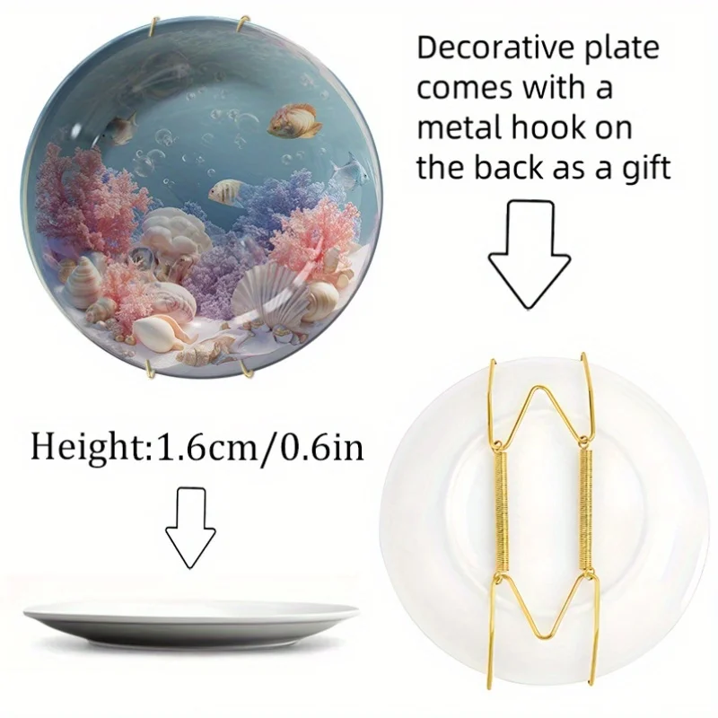 Assiette et décoration murale  - Marine Aquarium Design avis et prix