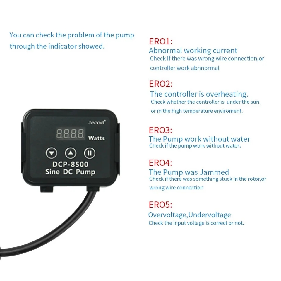Jebao Jecod DCP 2500/3500/5000 - Marine Aquarium Dc Pump avis et prix