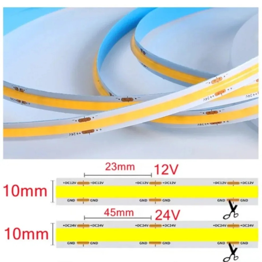 Bande lumineuse LED COB haute  - Actinic Blue Led avis et prix