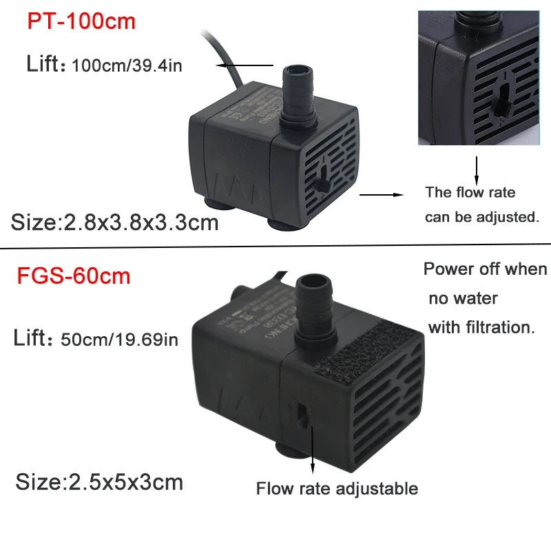 Pompe à eau submersible USB po - Marine Aquarium Mini avis et prix