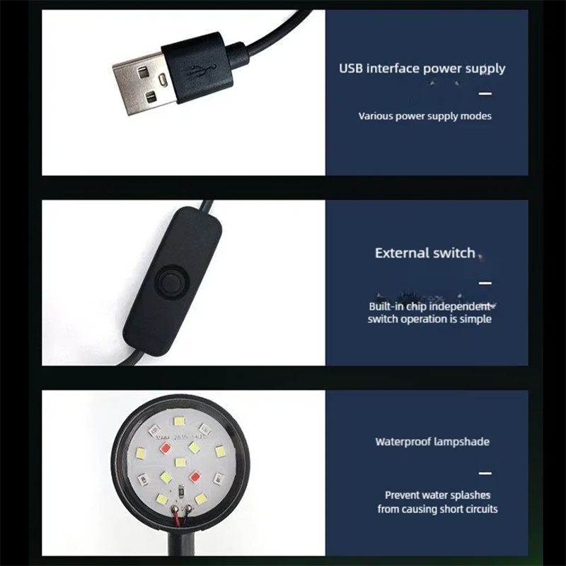 Lampe à clip USB LED pour aqua - Marine Aquarium Mini avis et prix