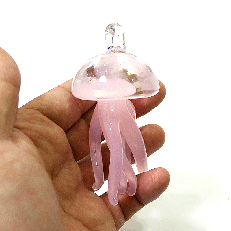 Pendentif en verre de méduse r - Marine Aquarium Europe avis et prix